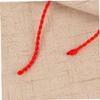 NUOBESTY Braided Cotton Cord, 100-Pack, Red, 45 cm view 3