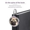 Mops-Printed Metal Bookmark for Women and Men view 4
