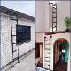 KHLMSRXJ Wall-Mounted Attic Ladder, 1.4 m / 1.5 m / 1.6 m / 210 cm / 2.3 m / 2.7 m, Escape Ladder for Basement Window Wells, Industrial Iron-Pipe Bunk Bed Ladder, Load Capacity view 4