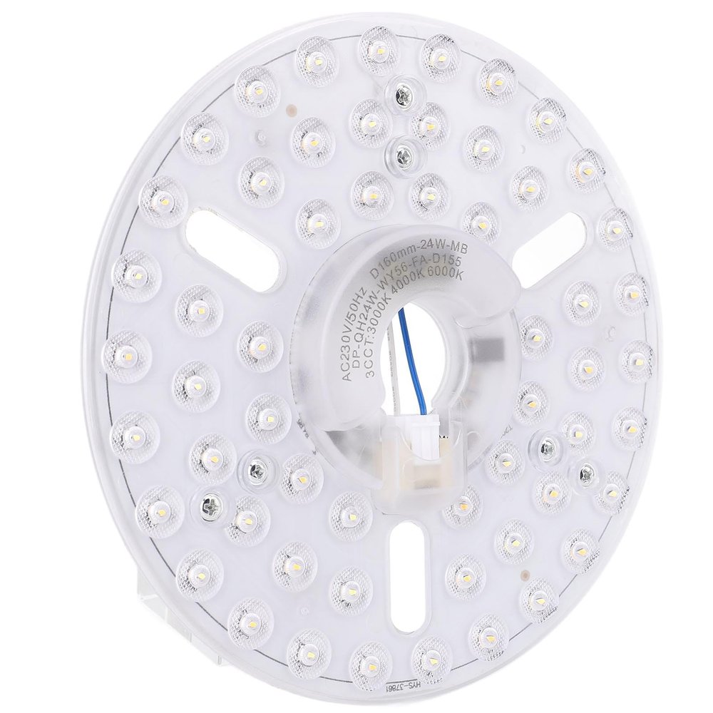 Gonetre LED Ceiling Fan Light Kit, Magnetic, Dimmable, 3CCT 3000K/4000K/6000K, 24W, 230V