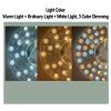 Gonetre LED Ceiling Fan Light Kit, Magnetic, Dimmable, 3CCT 3000K/4000K/6000K, 24W, 230V view 2