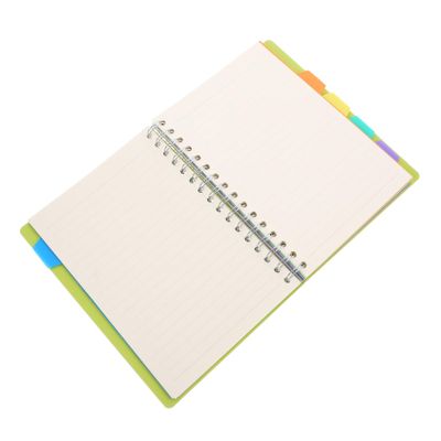 Uonlytech A5 Spiral Notebook with Sturdy Iron Binding for School, Office, Writing, and Journaling