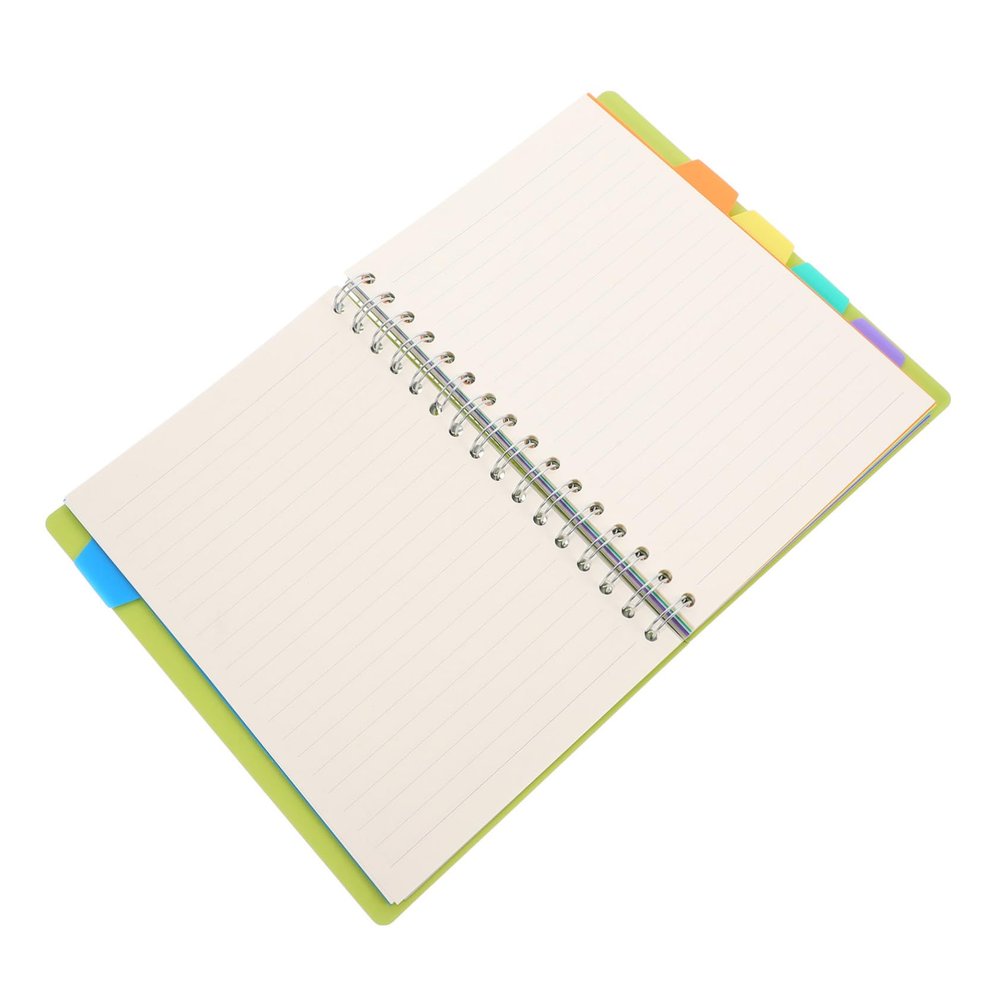Uonlytech A5 Spiral Notebook with Sturdy Iron Binding for School, Office, Writing, and Journaling