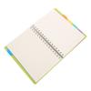 Uonlytech A5 Spiral Notebook with Sturdy Iron Binding for School, Office, Writing, and Journaling view 1