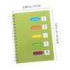 Uonlytech A5 Spiral Notebook with Sturdy Iron Binding for School, Office, Writing, and Journaling view 2