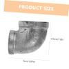Iron Connector for Greenhouse Sheds, 1-Inch 3/4 Elbow Fitting view 2