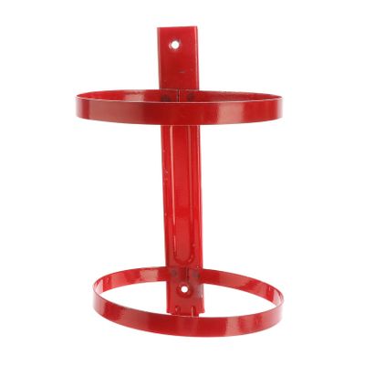 Holibanna Iron Fire Extinguisher Wall Mount, Red, Easy to Install