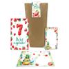10 Strawberry Invitations for a Girl’s 7th Birthday with Envelopes, Bags, Stickers & Notepads view 1