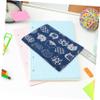 Artibetter Washable Cotton and Linen Cat Book Cover, Blue view 4