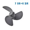 RFSHOPQP Propeller for Hon 2 HP/2.3 HP Outboard Motor, 7 1/4 x 4 3/4 in, BF2/BF2.3, 184 x 120 mm, 58130-ZV0-841ZB view 2