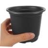 ibasenice 30-Pack Black Plastic Nursery Pots with Drainage Holes view 4