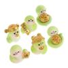 Abaodam 6-Piece Miniature Resin Snake Figurines for Garden Decor, Bonsai, Desks, Cars and Micro-Landscapes view 1