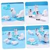 Abaodam Miniature Polar Bear, Penguin, and Seal Resin Figures for Balcony and Home view 3
