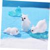 Abaodam Miniature Polar Bear, Penguin, and Seal Resin Figures for Balcony and Home view 4