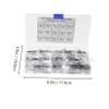 PRETYZOOM 420-Piece Stainless Steel Fastening Pins, Precisely Made for High Stability and Reliability view 2