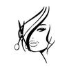Fine-Cut Hair Salon Beauty Decal, 34 x 48.3 cm, Self-Adhesive, Black view 1