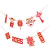 Homoyoyo Chinese New Year Banner with String and Plastic Pins view 1