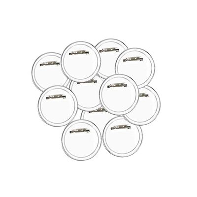 BESPORTBLE 36-Piece Acrylic Button Badge Set with Pins, DIY Craft Supplies for Personalized Pin-Back Buttons