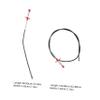 Steel and Plastic Drain Cleaner with Four-Claw Hook view 2