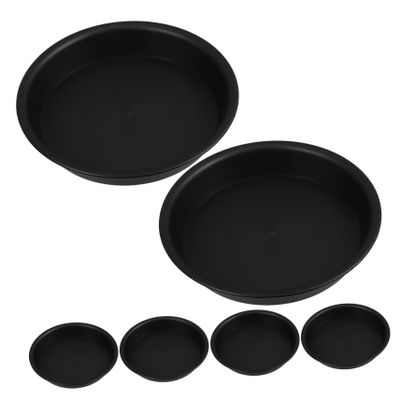 Abaodam 6-Piece Plastic Plant Pot Saucer Set