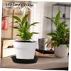 Abaodam 6-Piece Plastic Plant Pot Saucer Set view 4