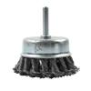 YFUK 1-Piece 75 mm Twist-Knot Cup Wire Brush view 2