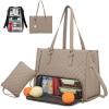 Women's 2-in-1 Lunch Tote with Insulated Lunch Compartment, Laptop Sleeve (Style A) view 1