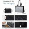 Women's 2-in-1 Lunch Tote with Insulated Lunch Compartment, Laptop Sleeve (Style A) view 2