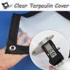 Dustproof Transparent Vinyl Tarp, Waterproof Greenhouse and Patio Gazebo Cover view 4