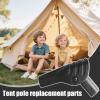 Generic Tent Support Pole Connectors, Replacement Folding Canopy Repair Parts view 4