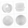 Amosfun 110 mm ABS Duct Backdraft Valve, White view 4