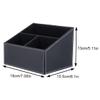 HOMSFOU Trapezoidal Desk Storage Box, Black view 2