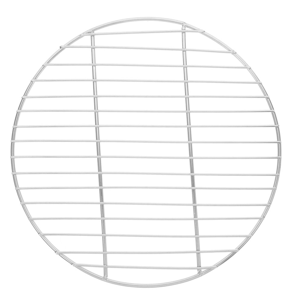 PAMINGONO Round Stainless Steel Grill Net for BBQ and Oven, Silver