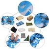 PQPQLI Lightweight Camouflage Net, 3.0 x 3.0 m, Portable Net for Camping, Birdwatching and Wildlife Photography (Desert Color, 2.5 x 6.0 m) view 2