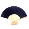 HEUchuan Paper and Bamboo Folding Hand Fans, Black, 3-Pack view 1