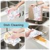 Amooorous Lovely Wind Cherry Blossom Goldfish Terry Dish Towels, Thanksgiving, 27.9 x 27.9 cm, 6-Piece Set view 2