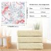 Amooorous Lovely Wind Cherry Blossom Goldfish Terry Dish Towels, Thanksgiving, 27.9 x 27.9 cm, 6-Piece Set view 3