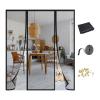 Magnetic Insect Screen Door 230 x 245 cm, Black view 1