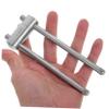 Abaodam Stainless Steel Billiard Cue Tip Press, Compact Portable Repair Tool view 3