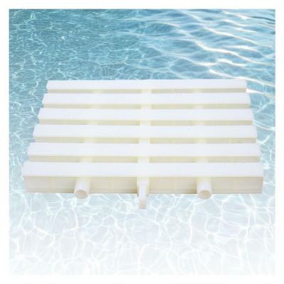 PFDHK Pool Drainage Overflow Grates, Flexible Anti-Slip Cover Strips, 10 Pieces, 18 cm