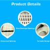 PFDHK Pool Overflow Grate for Drainage, ABS Plastic Drain Cover, Textured Anti-Slip Surface (12 pcs/30 cm) view 4