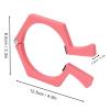 ANKROYU Sublimation Tumbler Clamps, ABS Non-Slip Flat-Side Sublimation Paper Pincher for 20 oz Tumblers, 2 Pieces, Pink view 2
