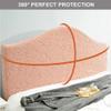 Stretch Headboard Cover for Double/Single Beds, Rectangular and Irregular Shapes, Upholstery/Wood/Leather, Color #8, 190 x 200 cm view 3