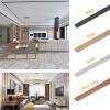LKYJD 25 mm × 12 m Self-Adhesive Flexible Stainless Steel Wall Trim, Gold view 2