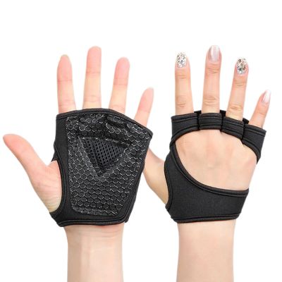 Women's Cycling and Workout Gloves, Half-Finger Gloves with Wrist Support