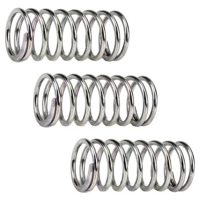 5-Piece 304 Stainless Steel Compression Spring Set, 2.5 mm Wire, 25 mm OD, 30 mm Length