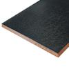 Rectangular Black PVC Table Cover, 90 x 145 cm, Matte 1.5 mm view 1