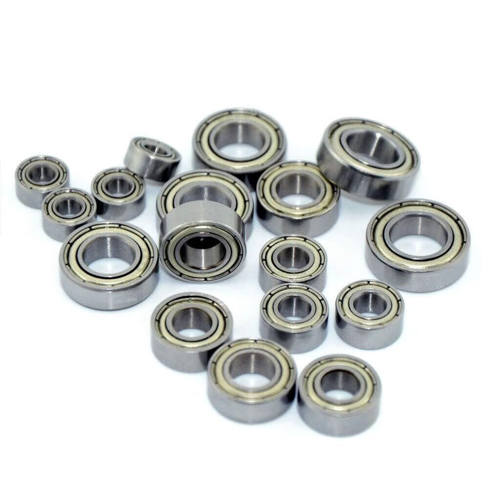 BRDI18476 Miniature Deep-Groove Ball Bearings, 10-Pack, 684ZZ, 4 x 9 x 4 mm, Carbon Steel, 100 RPM