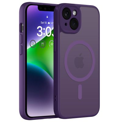 ORDA for iPhone 14 Case, MagSafe Compatible, Dark Purple