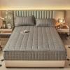 Zippered Mattress Cover 130/140 x 190/200 cm, Adjustable Mattress Protector, Gray view 2